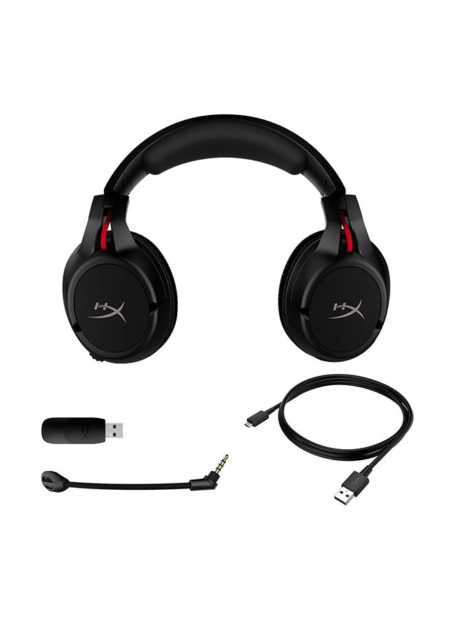 HYPERX - HyperX Cloud Flight - Wireless Gaming Headset, with Long Lasting Battery Up to 30 hours of Use, Detachable Noise Cancelling Microphone, Red LED Light, Bass, Comfortable Memory, Black - Image 1