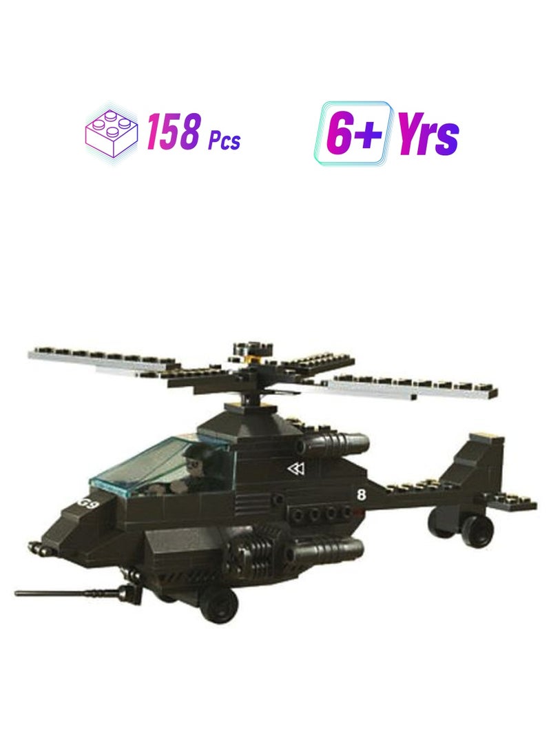 Sluban M38-B6200 158-Piece Helicopter Army Building Kit M38-B6200 158 6+ Years - Image 1