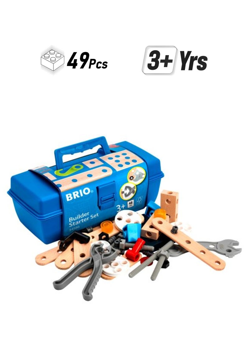 بريو مجموعة بناء للمبتدئين من 49 قطعة طراز 34586 34586 49 أكبر من3 سنوات