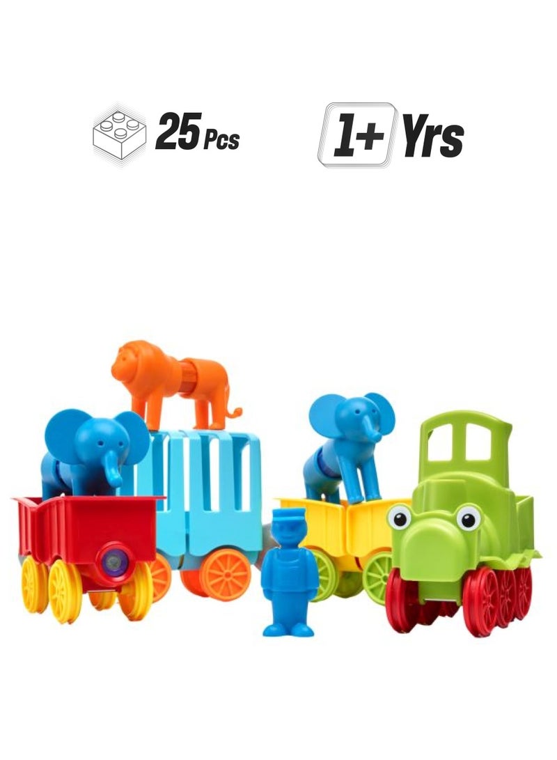 سمارت ماكس مجموعة قطع بناء مغناطيسية، مكونة من 25 قطعة. SG_B06XWYKMWR_US 25 سنة فأكثر - Image 1