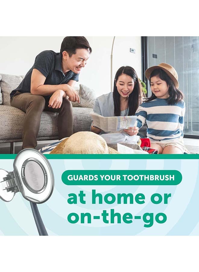 ستيريبود مجموعة واقيات فرش أسنان مزودة بمشبك ومكونة من قطعتين أخضر/ أزرق/ شفاف - Image 5