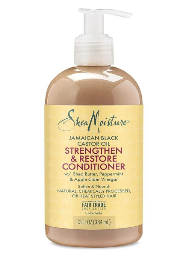 شيامويستر بلسم بزيت الخروع الجامايكي الأسود لتقوية وتجديد الشعر 384ملليلتر - Image 1