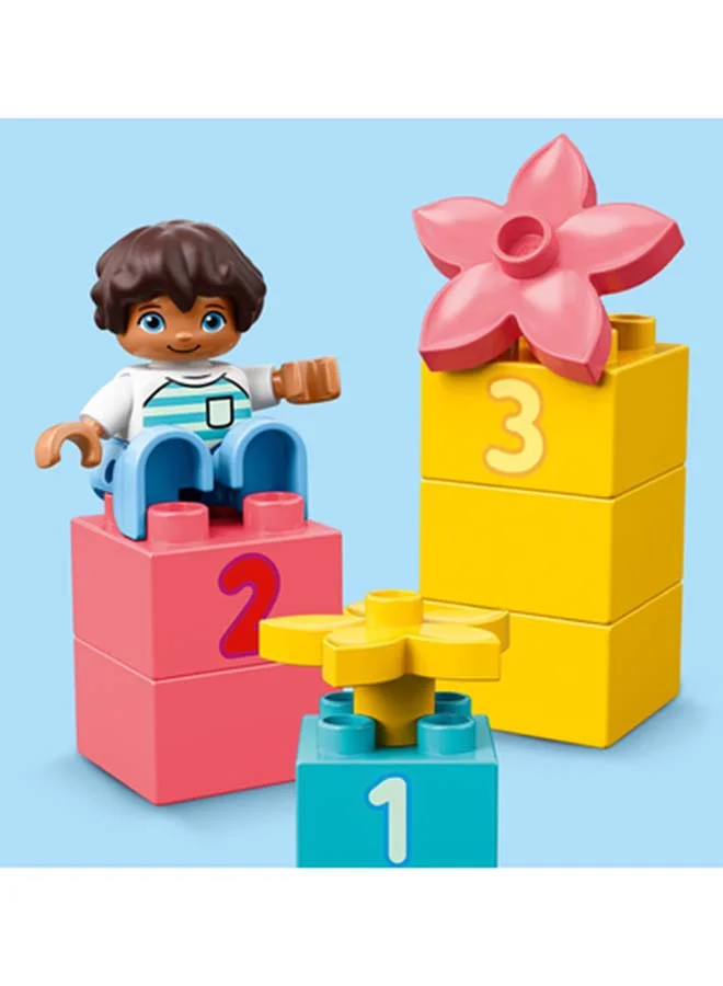 LEGO Duplo Classic Brick Box Toddlers’ First Lego Set With Storage Box, Includes Colorful Shapes, Easy Building Ideas And Number Bricks, Endless Creativity For Toddlers 18 Months And Up (65 Pieces) 10913