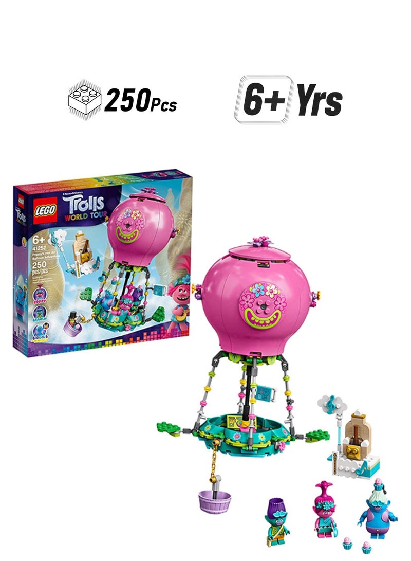 LEGO 41252 250-Piece Poppy's Hot Air Balloon Adventure Building Set 250 6+ Years  - Image 1