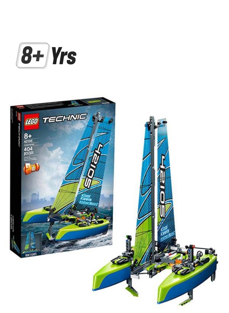 LEGO - 42105 404-Piece Technic Catamaran 404 8+ Years - Image 1