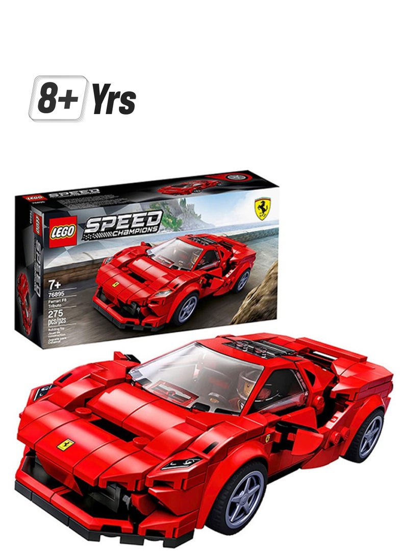 76895 275-Piece Speed Champions Ferrari F8 Tributo Car Building Set 275 8+ Years - pnsku/N33600986A/45/_/1742552039/8c7e765f-b7c0-4911-b04f-0a3f1cd79622