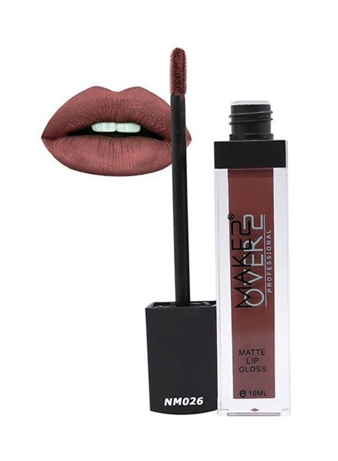 MAKE OVER 22 Matte Lip Gloss - NM026 Pink