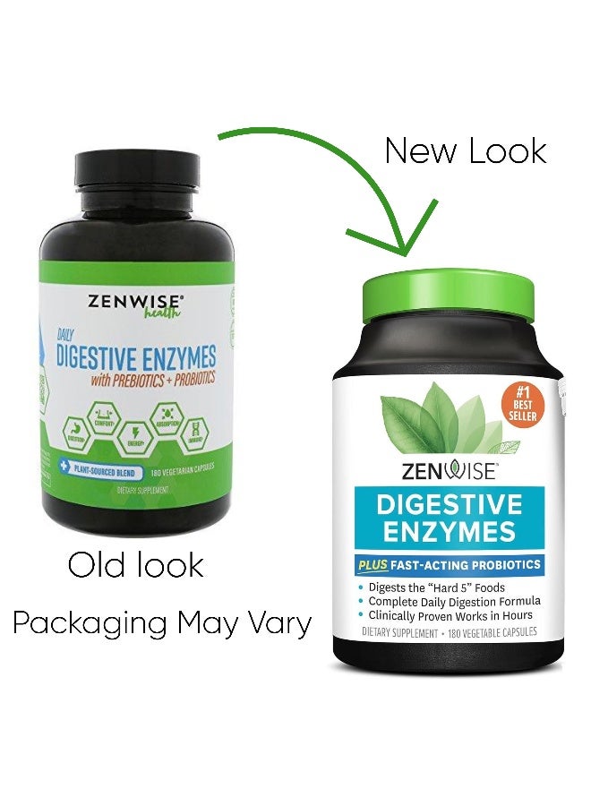 Zenwise Health Digestive Enzymes, 180 Vegetable Capsules Packaging May Vary - Image 5