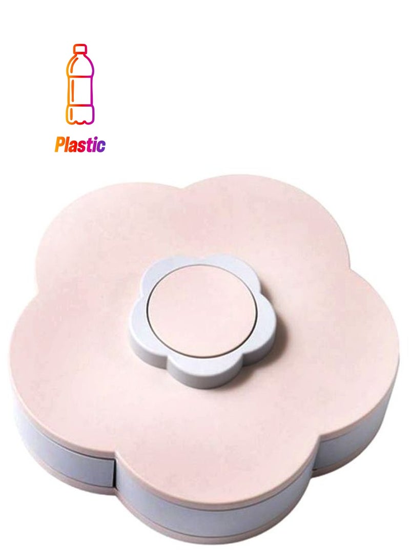 Generic Flower Petal Candy Storage Box Pink/White  - Image 1