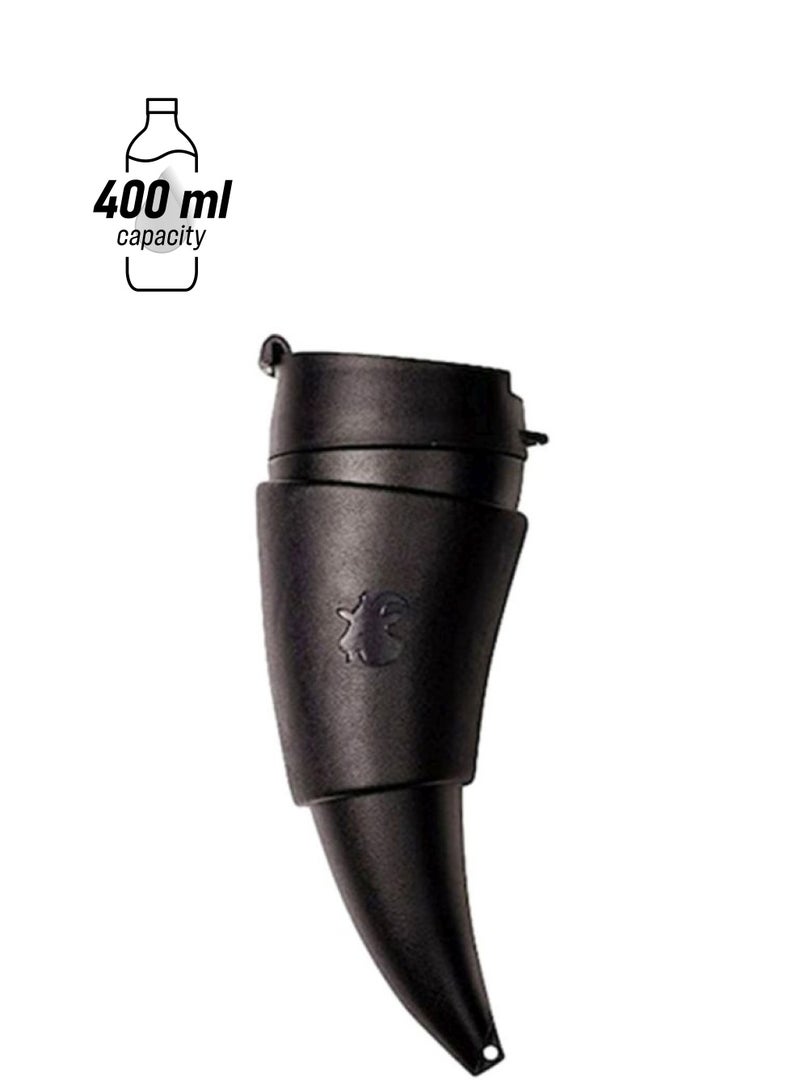 بيوينتي زجاجة مياه معزولة أسود 8.5x19.7سم - Image 1