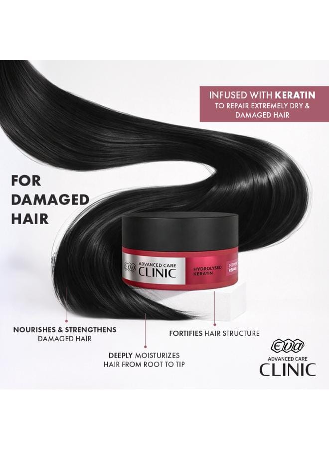 Eva Clinic Intensive Repair Mask with Keratin for Damaged Hair 200grams - Image 3