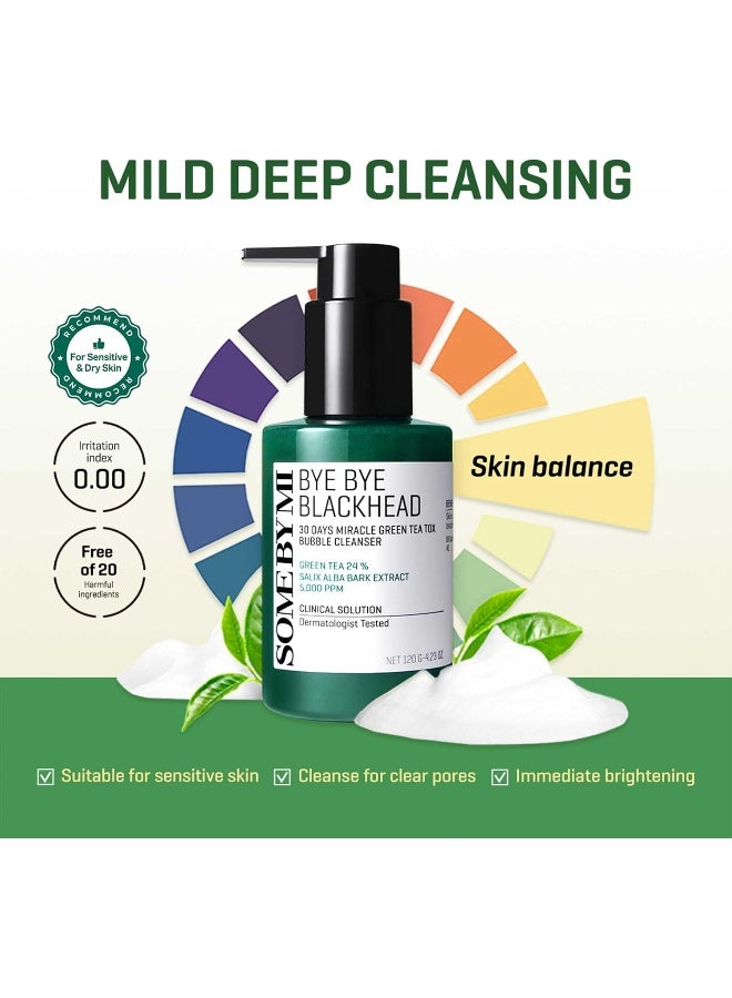Some by Mi - Bye Bye Blackhead Bubble Cleanser Clear 120grams - Image 1