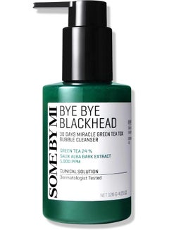 Some by Mi Bye Bye Blackhead 30 Days Miracle Green Tea Tox Bubble Cleanser, 4.23 Oz Packaging May Vary Clear 120grams  - Image 3