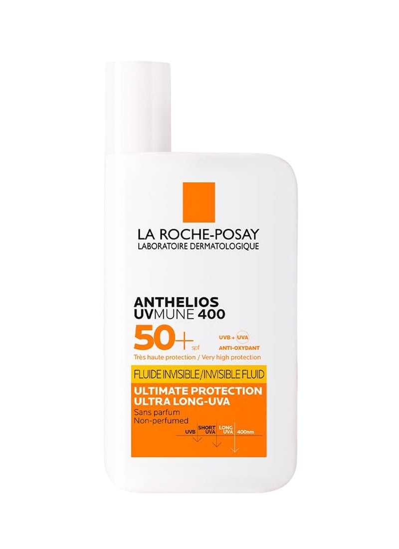 LA ROCHE-POSAY Anthelios UVMune400 50+Invisible Fluid 50ml - Image 1