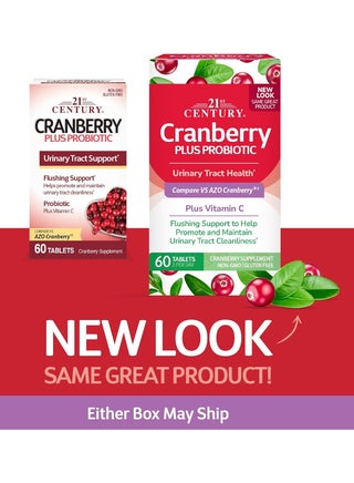 Cranberry Plus Probiotic, 60 Tablets, Packaging May Vary - pnsku/N33651712A/45/_/1736222743/a622ac0a-b2af-458e-80b8-2af4519baf17