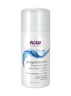 Now Foods Natural Progesterone Liposomal Skin Cream - Unscented - 85 Gram  - Image 1