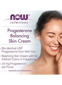 Now Foods Natural Progesterone Liposomal Skin Cream - Unscented - 85 Gram  - Image 5
