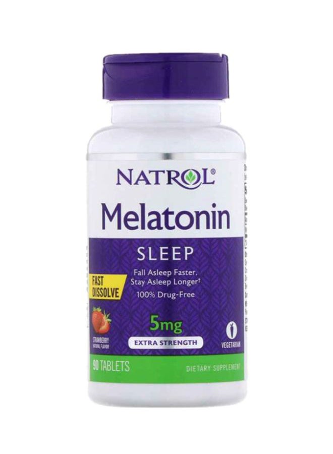 NATROL Melatonin Extra Strength Dietary Supplement - 90 Tablets  - Image 2