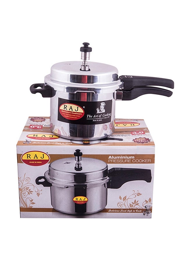 RAJ Aluminium Pressure Cooker Silver 3Liters 