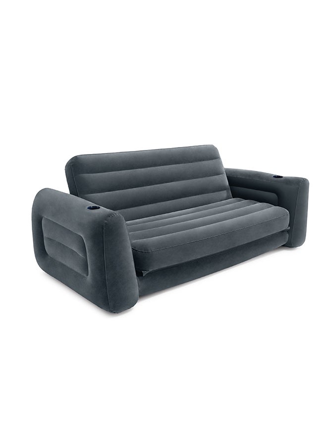 Pull-Out Sofa - Inflatable Practical And Versatile 2 Seater Grey 2.03x2.31x0.66metermeter 