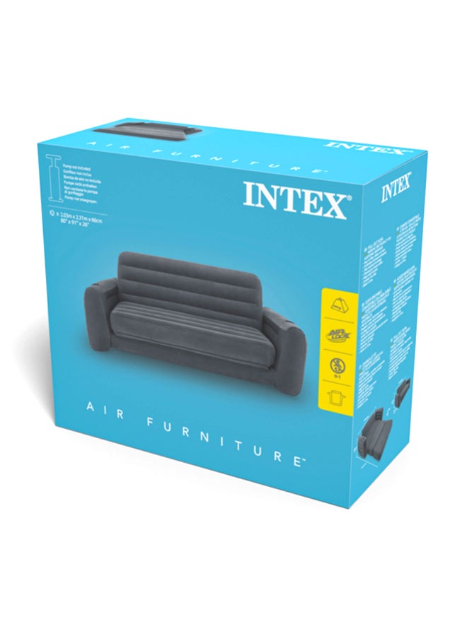 INTEX Pull-Out Inflatable Sofa 2.03M X 2.31M X 66Cm Grey 2.03x2.31x0.66metermeter - Image 5