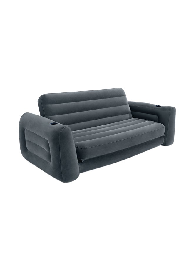 INTEX Pull-Out Inflatable Sofa 2.03M X 2.31M X 66Cm Grey 2.03x2.31x0.66metermeter - Image 1