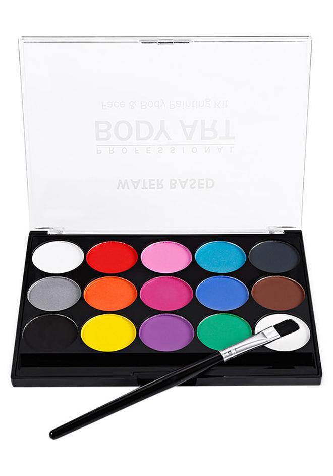 15-Color Washable Face Paint Kit Multicolour - Image 1