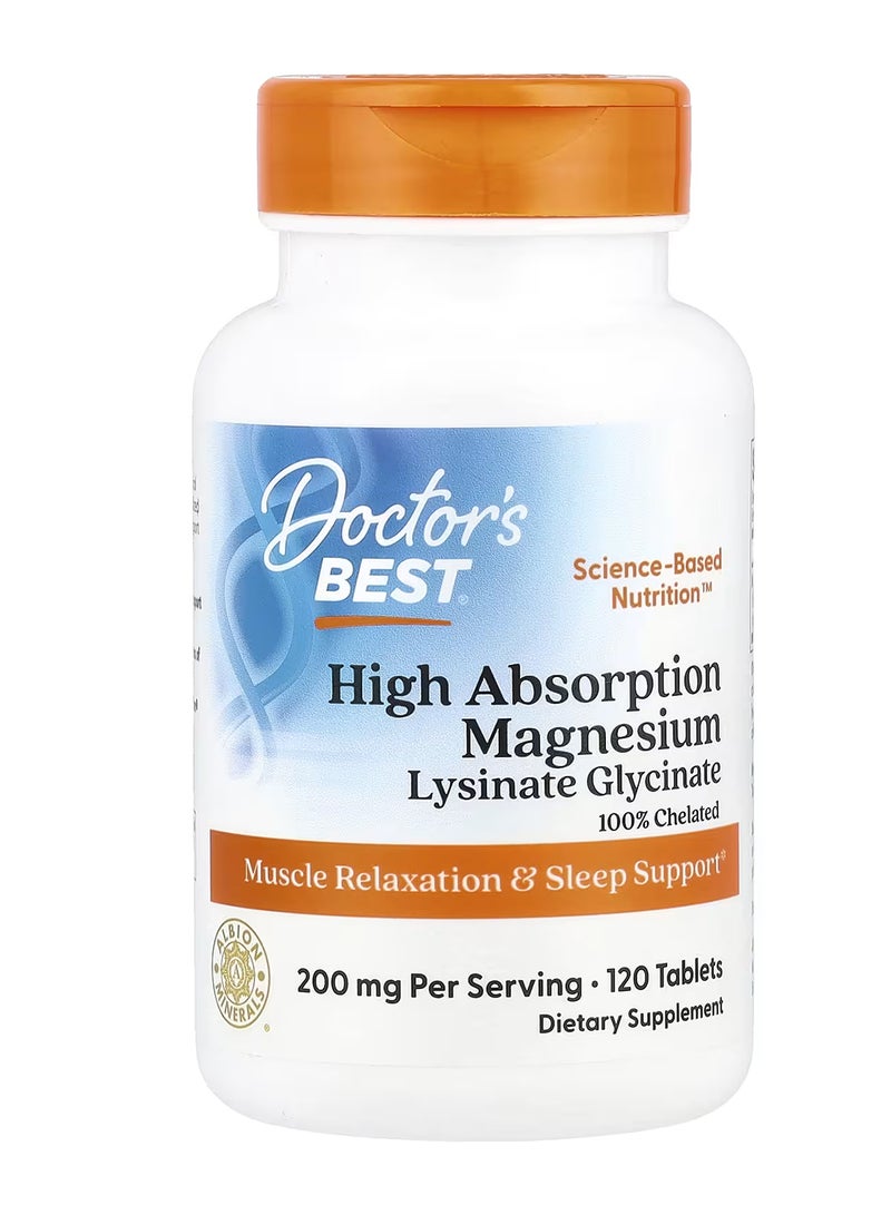 Doctor's BEST High Absorption Magnesium-120 Tablets  - Image 1