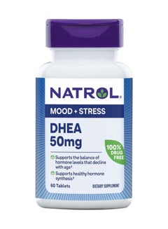 NATROL Dhea Mood Plus Stress 50Mg - 60 Tablets Packaging May Vary  - Image 1