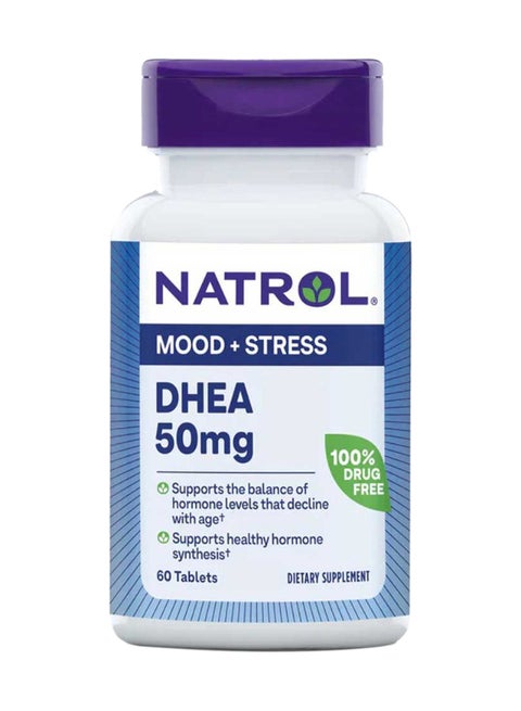 Dhea Mood Plus Stress 50Mg - 60 Tablets Packaging May Vary