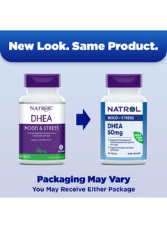 NATROL Dhea Mood Plus Stress 50Mg - 60 Tablets Packaging May Vary  - Image 2