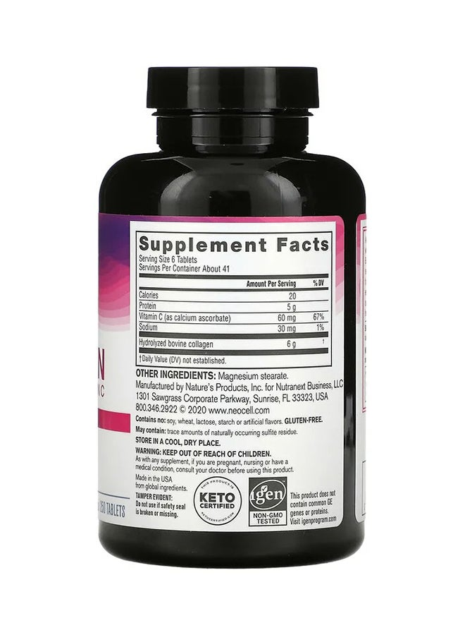 NEOCELL Super Collagen + C  (Type 1&3) 6g 250 Tablets - Image 2
