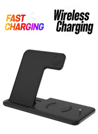 4-In-1 Dual Wireless Charging Stand Black - pnsku/N33668330A/45/_/1737990149/13197588-be60-44df-8773-bccd6b9042e0