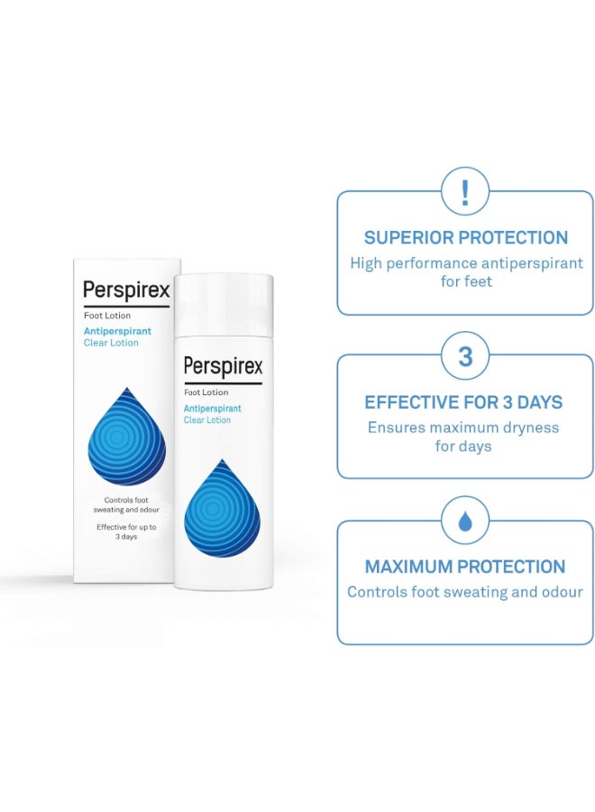 Perspirex - Antiperspirant Clear Lotion For Foot 100 Ml - Image 1