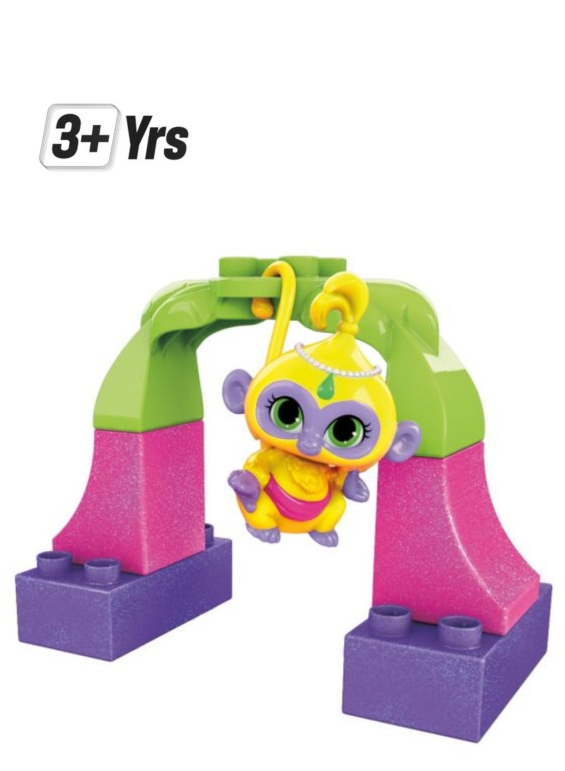 ميجا بلوكس لعبة بناء شخصية تالا من مسلسل الرسوم المتحركة "Shimmer And Shine" من 8 قطع طراز DXH05 DXH05 8 أكبر من3 سنوات  - Image 1