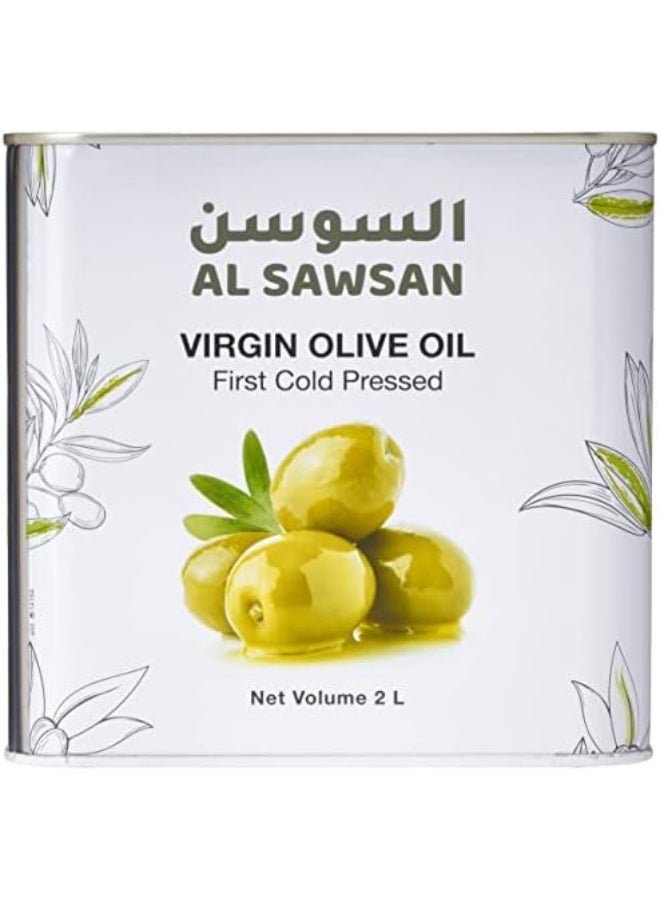 Al Sawsan Syrian Virgin Olive Oil 2Liters - Image 1