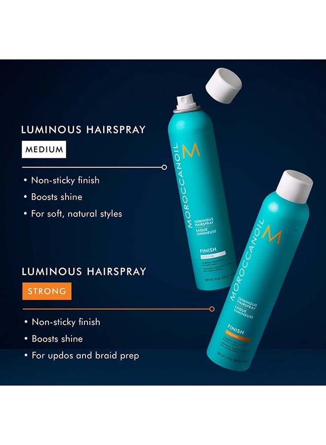 MOROCCANOIL Luminous Hairspray Medium Hold, Flexible Styling with Argan Oil, Anti-Frizz Finish, 10 oz 330ml - Image 3