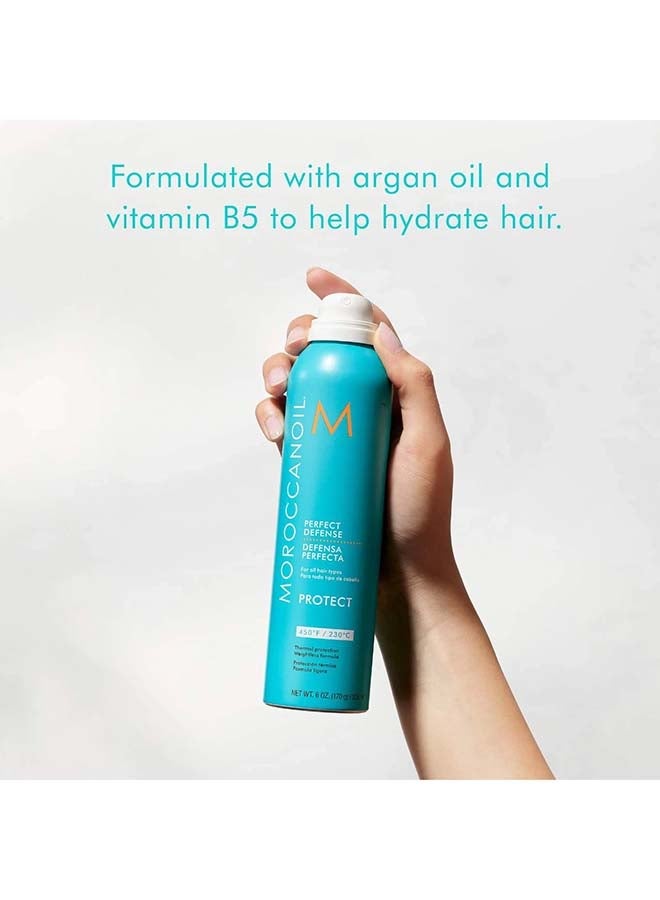 MOROCCANOIL Perfect Defense, Heat Protectant Spray, Nourishing Argan Oil Formula, Protects Up to 450°F, 6 oz 225ml - Image 5