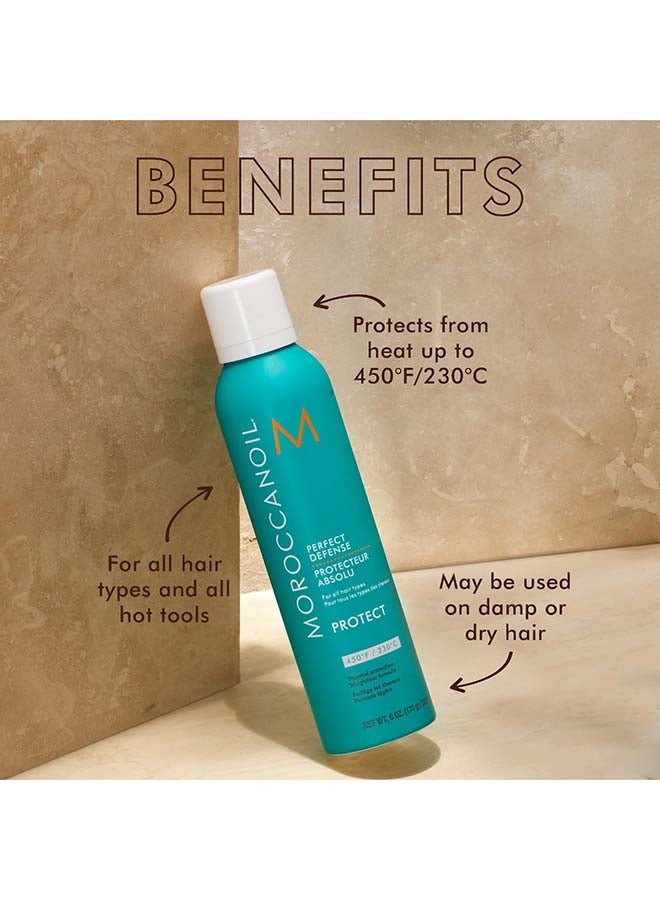 MOROCCANOIL Perfect Defense, Heat Protectant Spray, Nourishing Argan Oil Formula, Protects Up to 450°F, 6 oz 225ml - Image 4