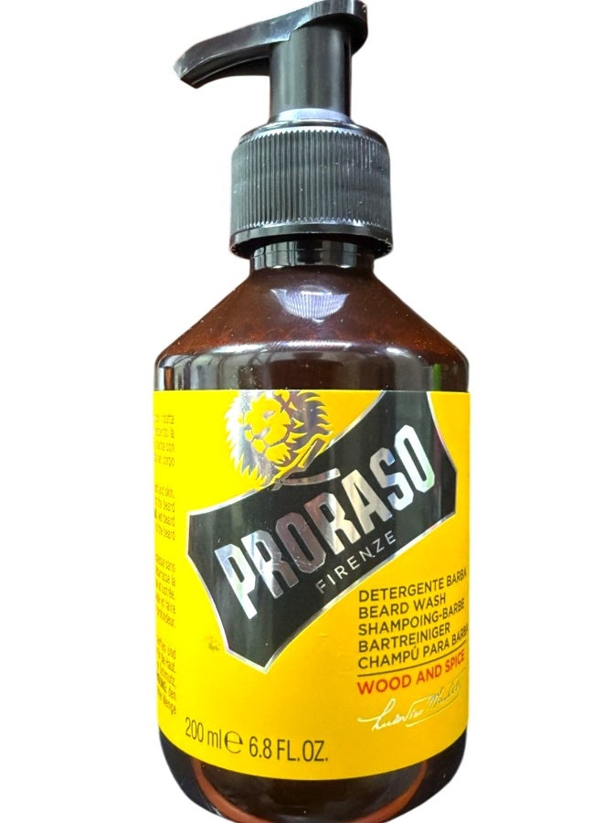 proraso Wood And Spice Beard Wash Multicolour 200ml Multicolour - Image 1