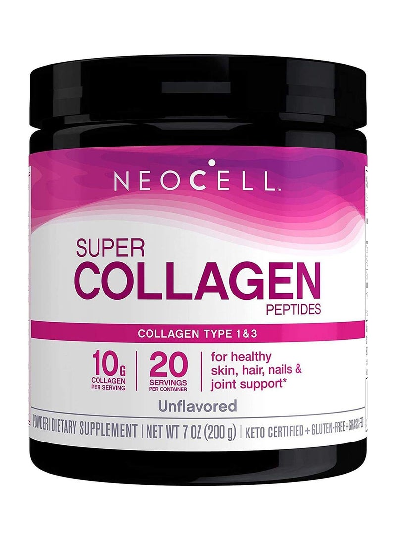 NEOCELL Super Collagen Peptides, Unflavored 7 oz Packaging may vary  - Image 1