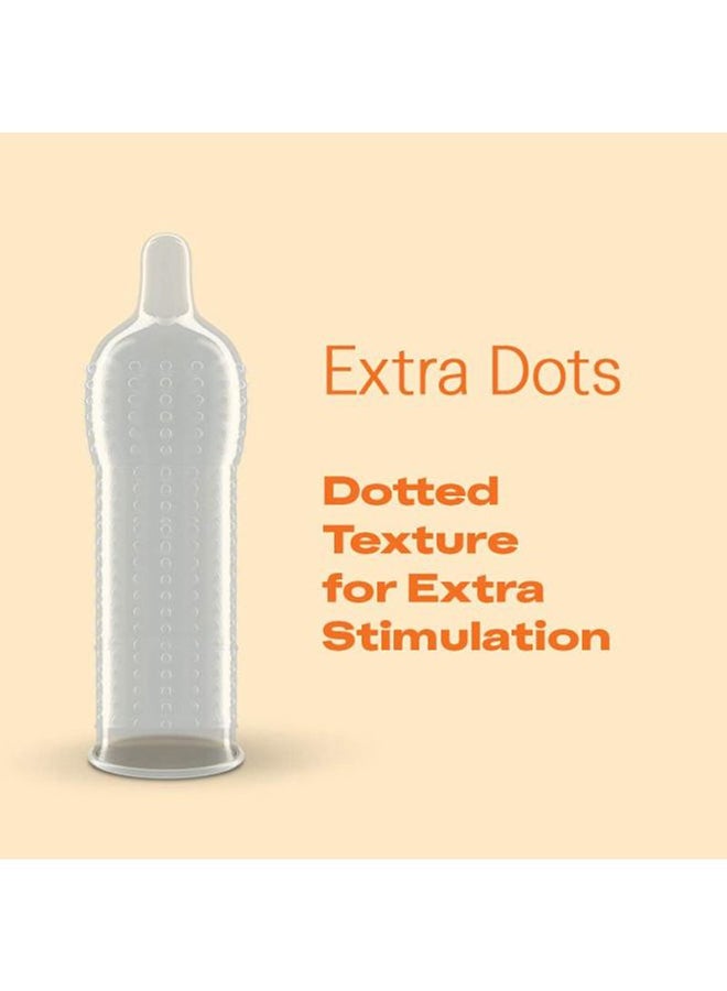 Durex 10 Piece Extra Dots Condoms - Image 4