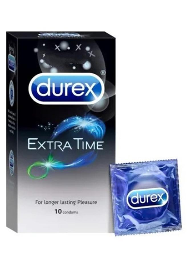 Durex 10-Piece Extra Time Condoms - Image 1