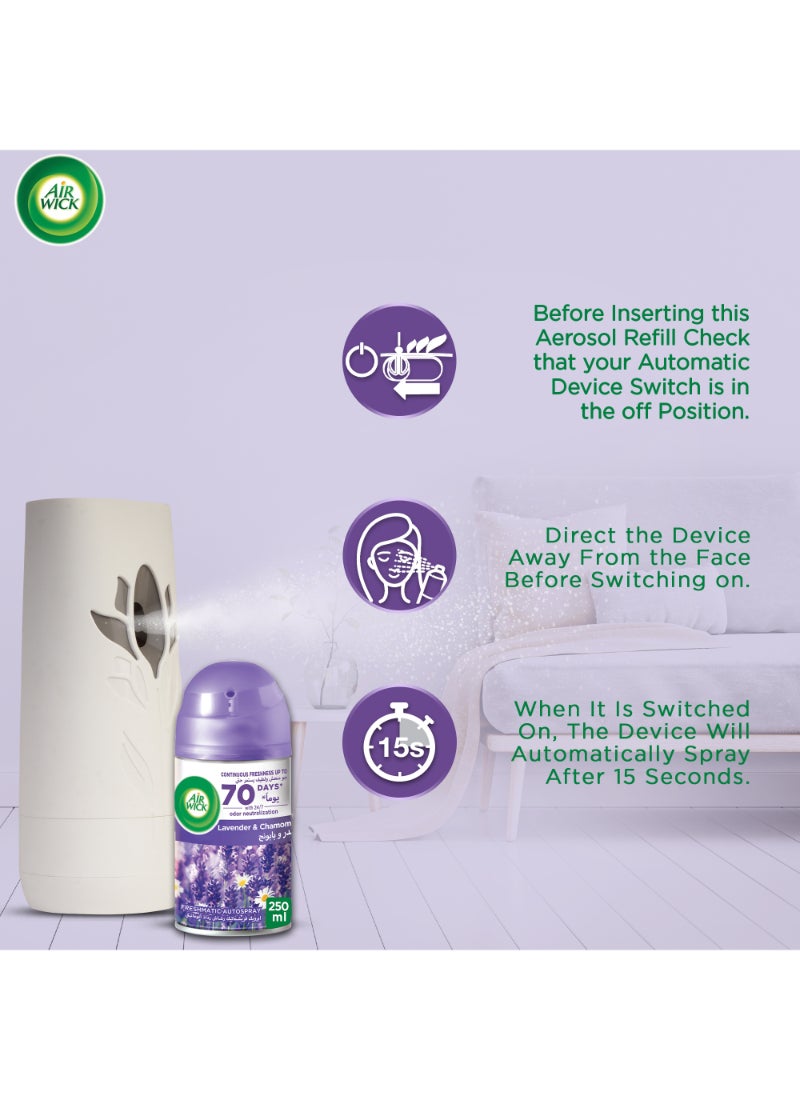 Air Wick Freshmatic Lavender And Chamomile Refill, Pack Of 2 250ml  - Image 5