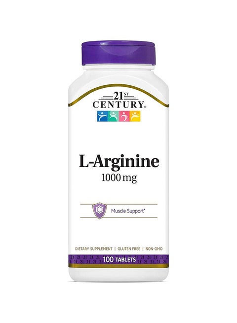 21st Century, L-Arginine, 1,000 mg, 100 Tablets