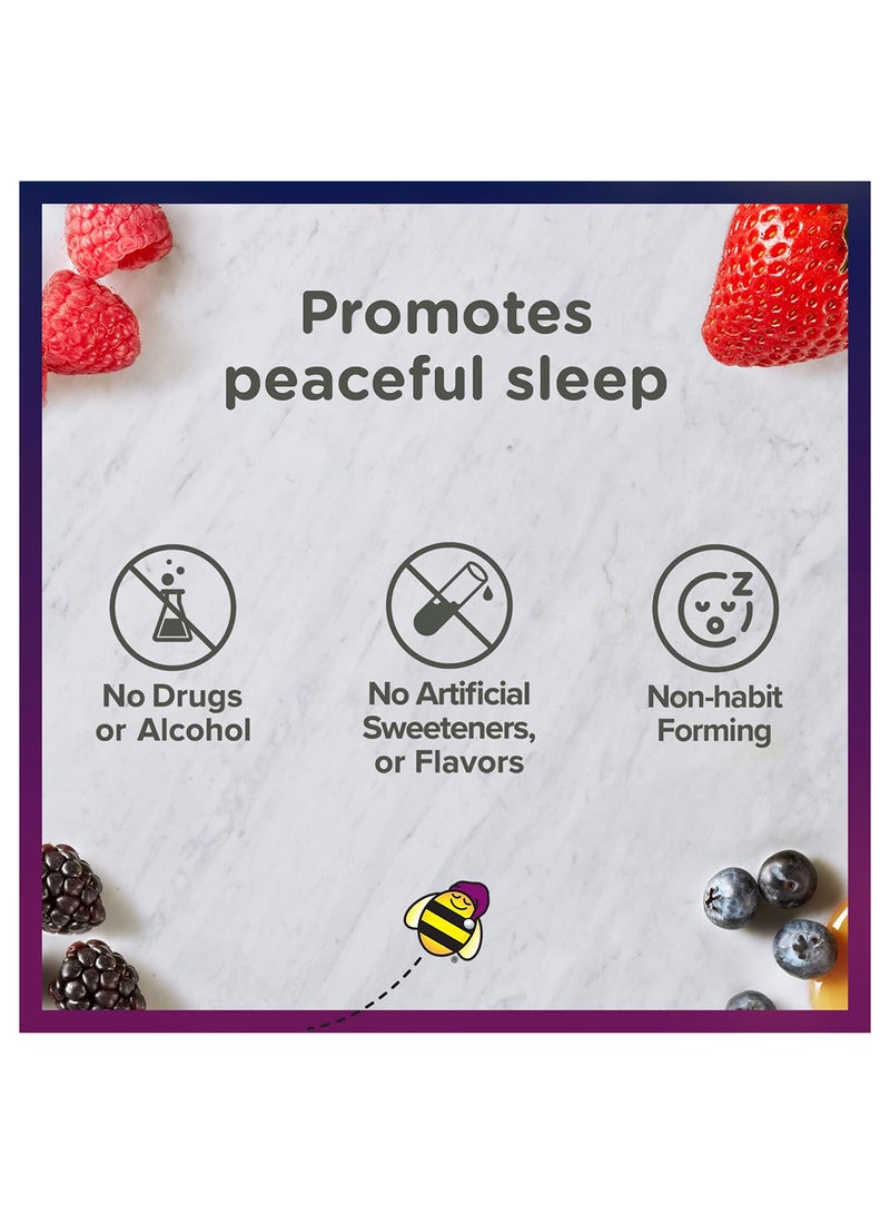 Zarbee's Naturals - Natural Grape Flavour Melatonin For Sleep - 50 Chewable Tablets - Image 1