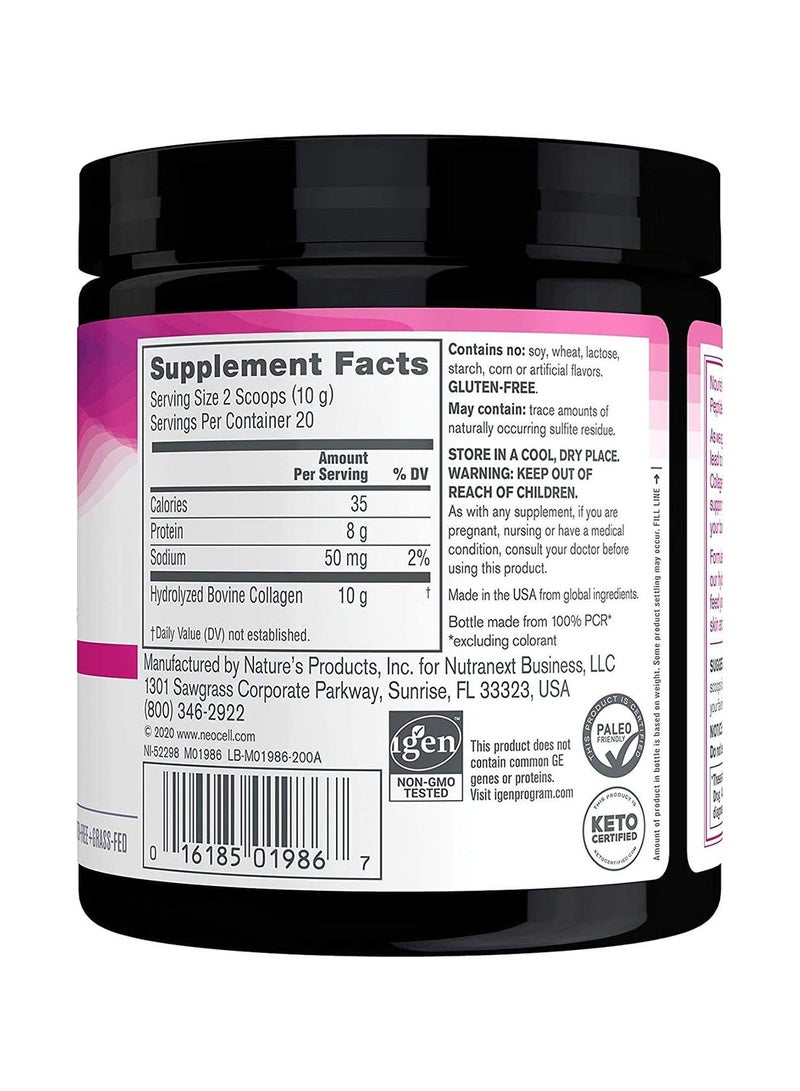 NEOCELL Grassfed Collagen Peptides, Unflavored 7 oz - Image 3