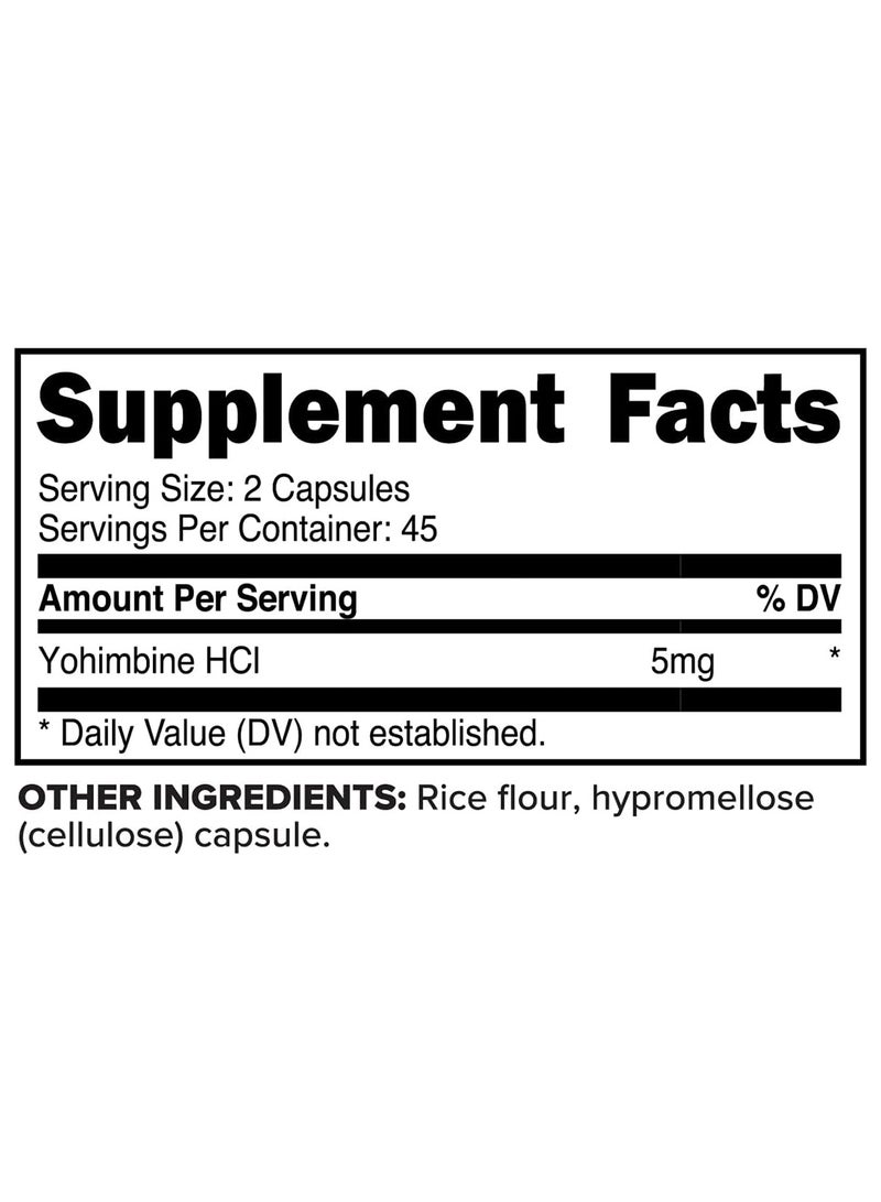 Primaforce Yohimbine HCl - 90 Capsules  - Image 2