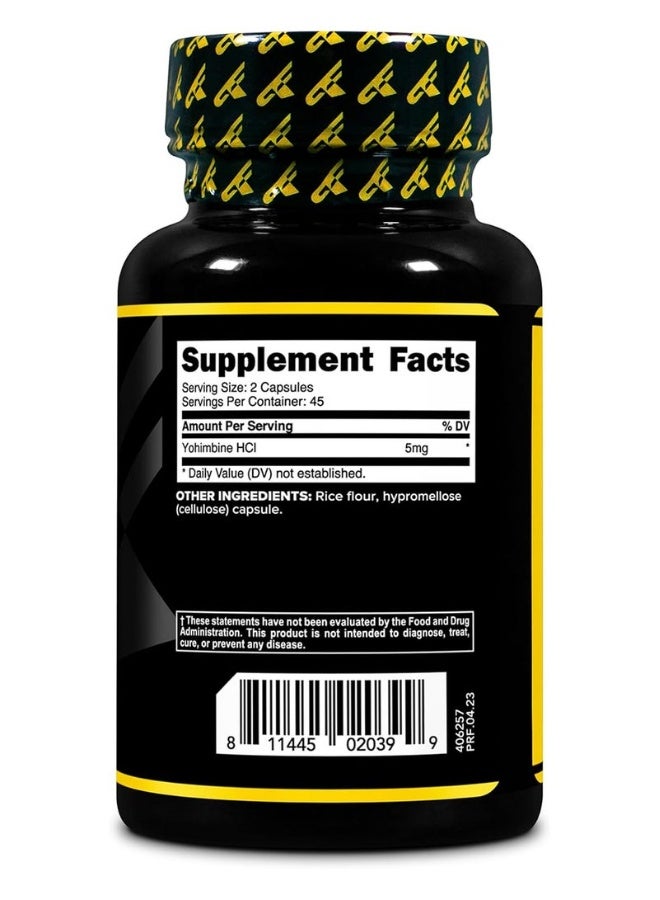 Primaforce Yohimbine HCl - 90 Capsules - Image 2