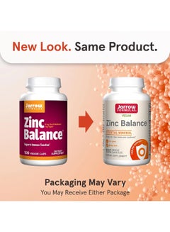 jarrow formulas Zinc Balance Support Immune Supplement - 100 Capsules  - Image 1
